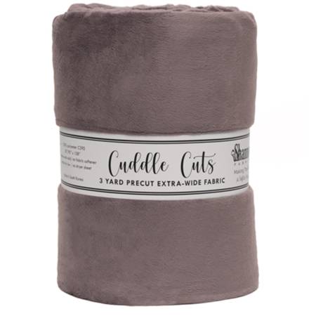 [CKC3110 CHARCOAL] 110in Charcoal Cuddle, 3 Yard Bundle, Shannon Fabrics