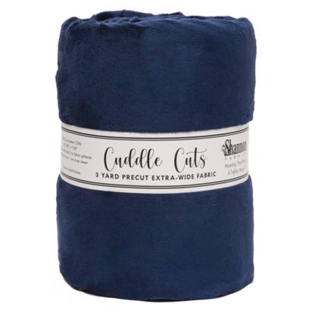 [CKC3110 NAVY] 110in Navy Cuddle, 3 Yard Bundle, Shannon Fabrics