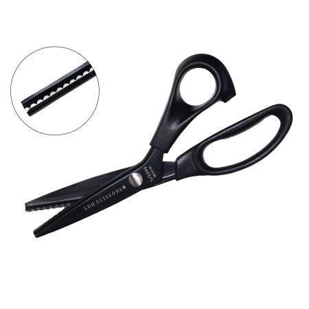 [LDH-GB1814S] Midnight Edition Lightweight Scalloped Pinking Shears