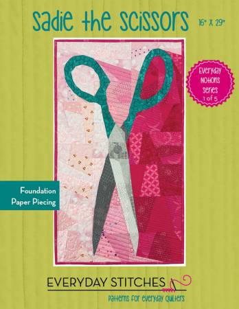 [ES-548-SCI] Sadie The Scissors Quilt Pattern , Everyday Stitches