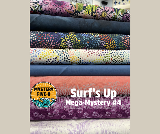 [FloralswDots_SurfsUp] Surf's Up Mega Mystery Quilt Kit, Florals and Dots, Mystery Five-0