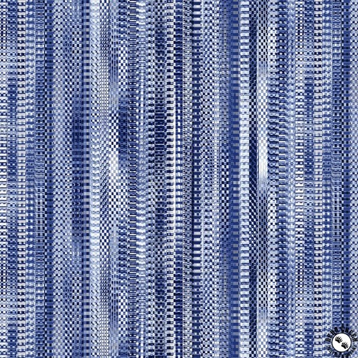 [ZSTR4958-N] 108" Zipper Stirpe - Blue & White