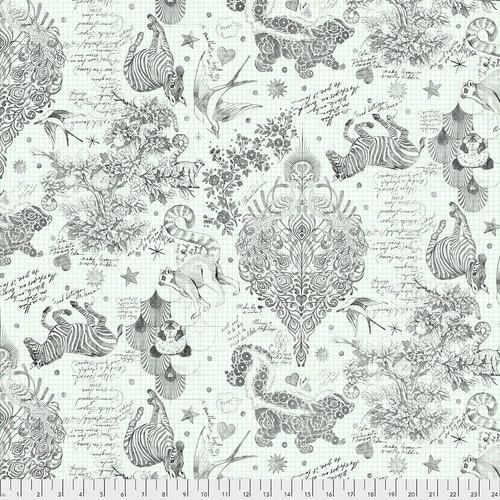 [QBTP005.PAPER] 108" Animal Wideback, Tula Pink Fabric, Free Spirit Fabrics