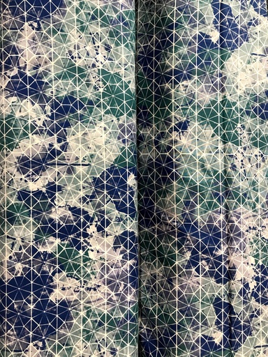 [PAN-305842-V11] 108" Tides and Beaches Diamond Splash, Green/Blue