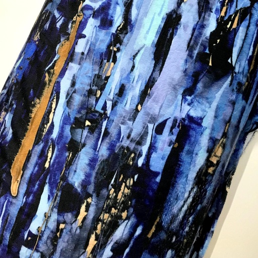 [DCABSTRACT BLUE] Abstract Digital Cuddle Blue, 60in, From Shannon Fabrics