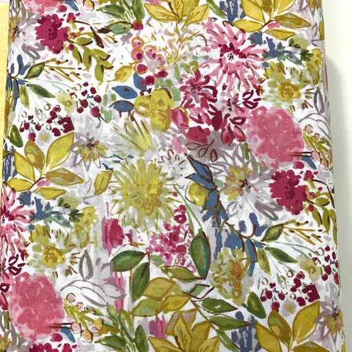 [PWDF306.OCHRE] Adelaide, Garden Grove, Dena Designs, Free Spirit Fabrics