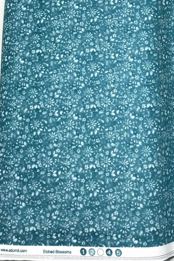 [586] AdornIt Etched Blossoms Turquoise