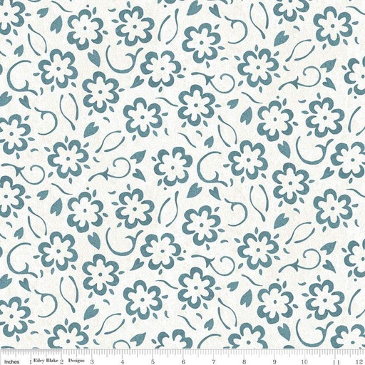 [C11341-BLUE] Blue Flowers, Best of She Who Sews,  J. Wecker Frisch, Riley Blake Designs