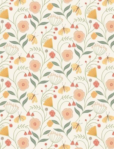 [STELLA - 1868 - CREAM] Botanical Floral, Dear Stella, STELLA-1868