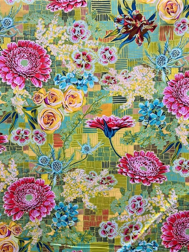 [CLAH001.MEADOW] Floral Cotton Lawn, Anna Maria, Tapestry Meadow, Vivacious, FreeSpirit Fabrics