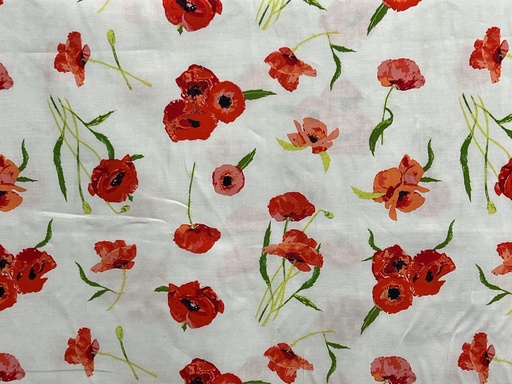 [FSH-27401] Poppy Reflections, Floralish, Katarina Roccella, Art Gallery Fabrics, Fabrics by the Creek