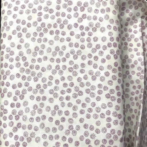 [ST4515-266] Quilters Coordinates Dot Flower Lila, Stof Fabrics