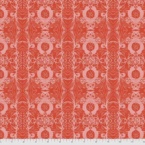 [PWKK032.RED] Red Floral Fabric, Kelli May Krenz, Boho Blooms, FreeSpirit