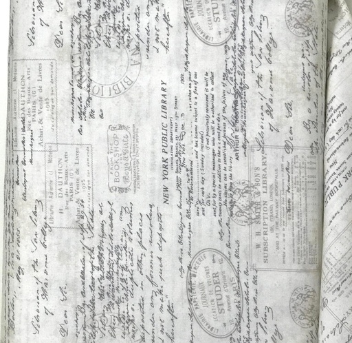 [PPE-347] Script Cotton Fabric, Text Fabric, Amy Sinibaldi, Art Gallery Fabrics