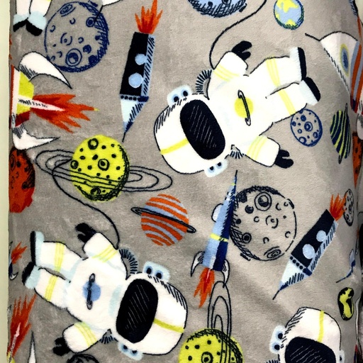 [SpaceCadet-STEEL] Space Cadet Cuddle, 60in Cuddle, Shannon Fabrics