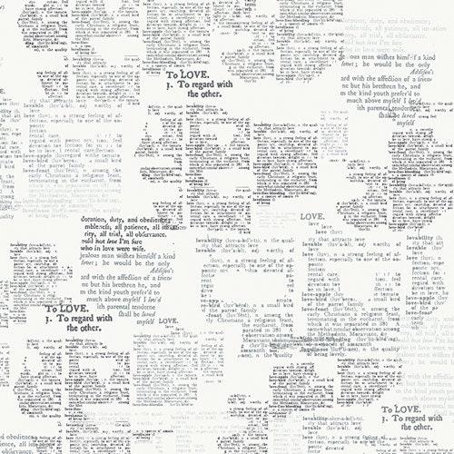 [CAP L 3008] Text Cotton Fabric, Capsules Letters, CAP L 3008, Art Gallery Fabric