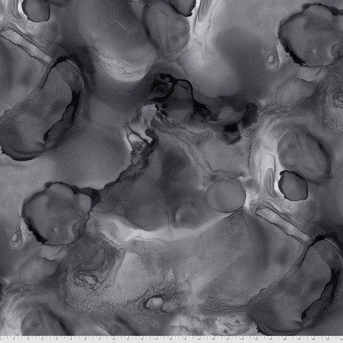 [PWTH177.Smolder Alchemy] Tim Holtz, Gray Marble Fabric, Alchemy, Eclectic Elements, FreeSpirit Fabrics