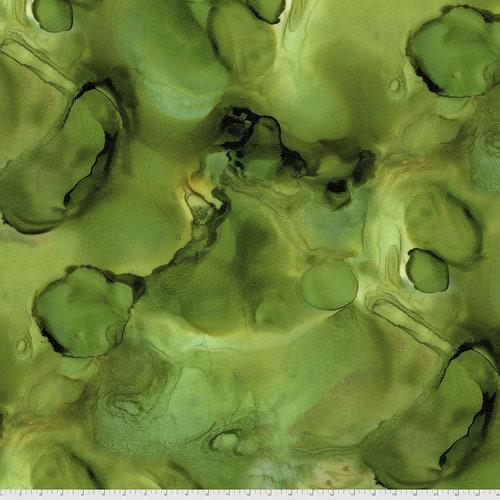 [PWTH177.Elixir Alchemy] Tim Holtz, Green Fabric, Alchemy, Eclectic Elements, FreeSpirit Fabrics