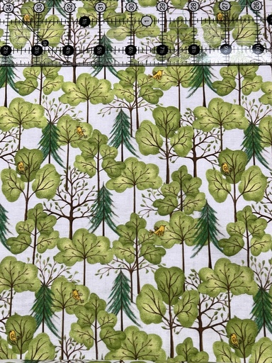 [53159] Tree Cotton Fabric, Be My Neighbor, Terri Degenkolb, Windham Fabrics