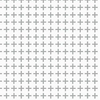 [CX10002-NICK-D] White Cotton Fabric, Plus Signs, Fabric by the Yard, Michael Miller Fabrics