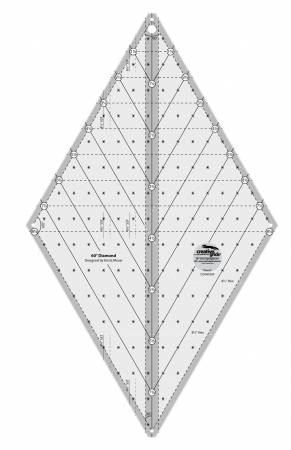 [CGR60DIA] Creative Grids 60 Degree Diamond Quilt Ruler