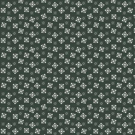 [53553-2] Soft Black Furry Flurries, Happy Pawlidays, Windham Fabrics