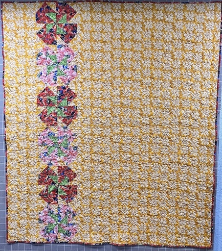 Boho Blooms Sample Quilt,  68" x 61", Free Spirit Fabrics