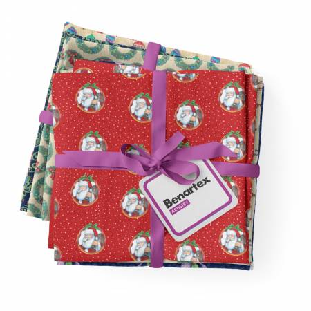 [FQNBCPK] Fat Quarter Bundle, The Night Before Christmas, 17pcs