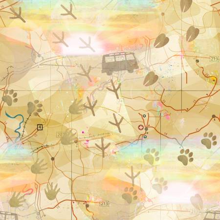 [20886-MLT-CTN-D] Exploration Map Multi, Road Trippin, Connie Haley