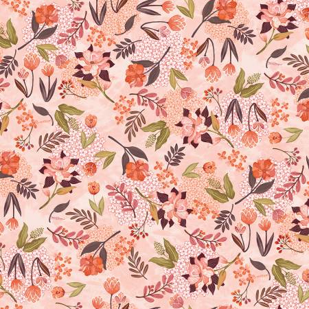 [6767S-22] Large Botanical Blush, Canyon Birds, Jennifer Brinley, StudioE