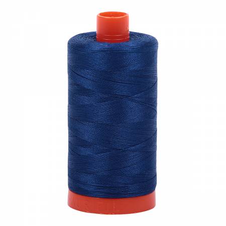 [MK50SC62780] Mako Cotton Thread Solid 50wt 1422yds Dark Delft Blue