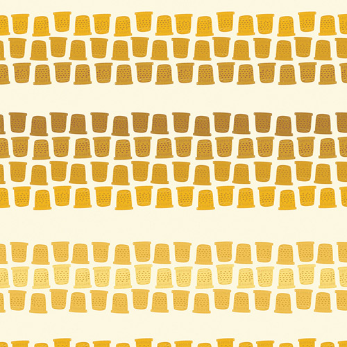 [SEW24912] Thimble Lane Gold, Sew Obsessed, Art Gallery Fabrics