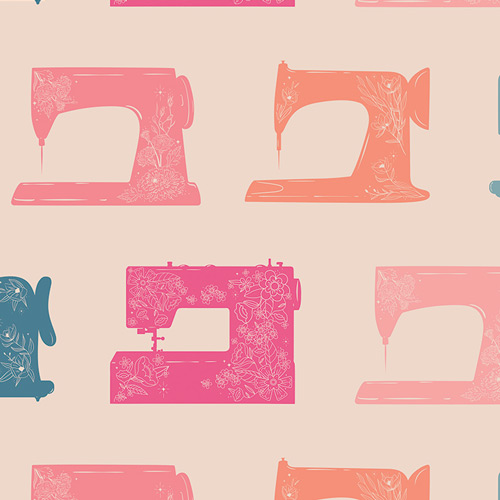 [SEW24908] Sewing Machines, Sew Obsessed, Art Gallery Fabrics