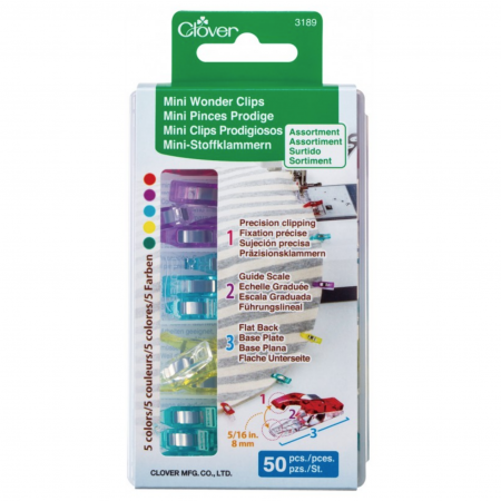 [3189CV] Mini Wonder Clips Assorted 50 pcs