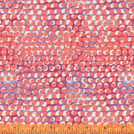 [53125-8Watermelon] Layered Dots Watermelon, Happy, Carrie Bloomston, Windham Fabric