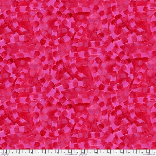 [PWDB043.PINK] Strawberry Ice, Denise Burkitt, FreeSpirit Fabrics, Island Vacation