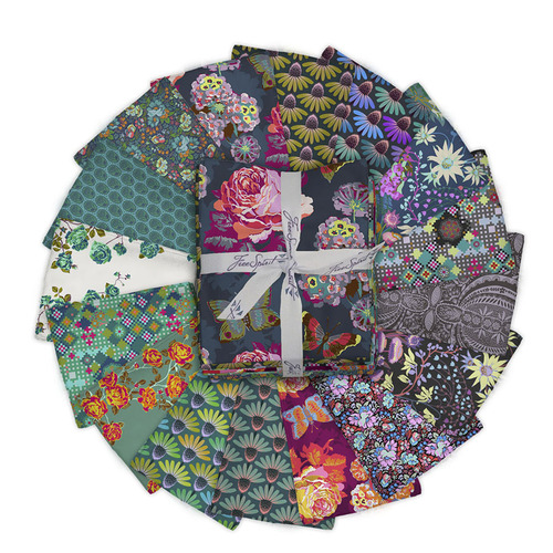 [FB4FQAMALWAYS] Love Always Fat Quarter Bundle, Anna Maria, Free Spirit Fabrics