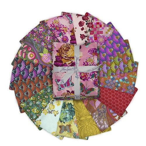 [FB4FQAMLOVE] Love Always Fat Quarter Bundle, Anna Maria, Free Spirit Fabrics