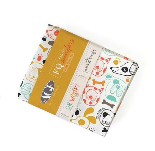 [FQW-OHW] Oh, Woof! by Jessica Swift, 12 Fat Quarter Bundle, Art Gallery Fabrics