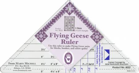 [MM8022] Flying Geese Ruler