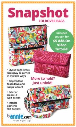 [PBA299] Snapshot Foldover Bags, byAnnie
