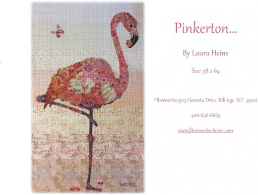 [pinkerton] Pinkerton Collage Pattern, Flamingo by Laura Heine