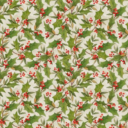 [3023 39641] Holly Toss, Cardinal Noel by Susan Winget, Wilmington Prints
