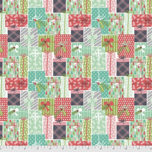 [PWMA014.XMULTI] Gifts From Santa, Fa La La, Maude Asbury, FreeSpirit Fabrics