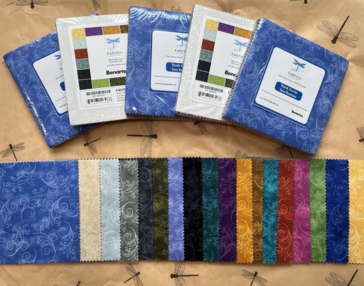 [EQNX5PK] Equinox, 5x5in Squares, Charm 42pcs, Painted Sky Studio, Benartex