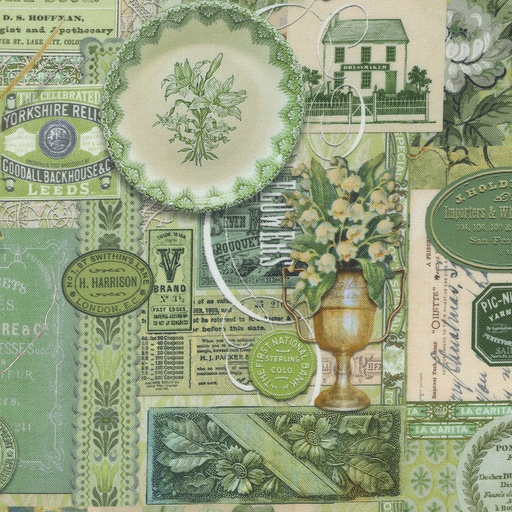 [7460 15] Curated in Color - Green, Cathe Holden, Moda Fabrics