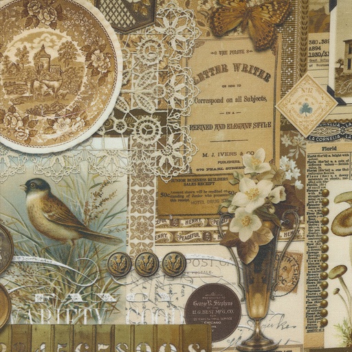 [7460 19] Curated in Color - Brown, Cathe Holden, Moda Fabrics