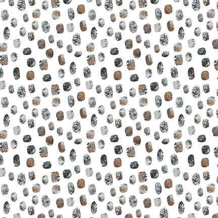 [ZANZIBAR-B-3403-01] Abstract Dots, Danielle Hartgers, Zanzibar, Blank Quilting