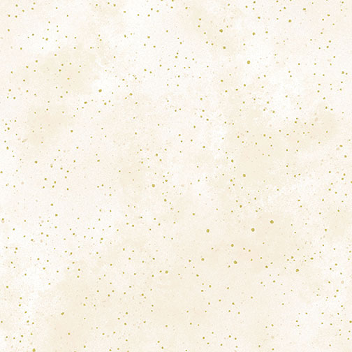 [8673M-09B] New Hue Metallic Cream/Gold, Benartex Fabrics