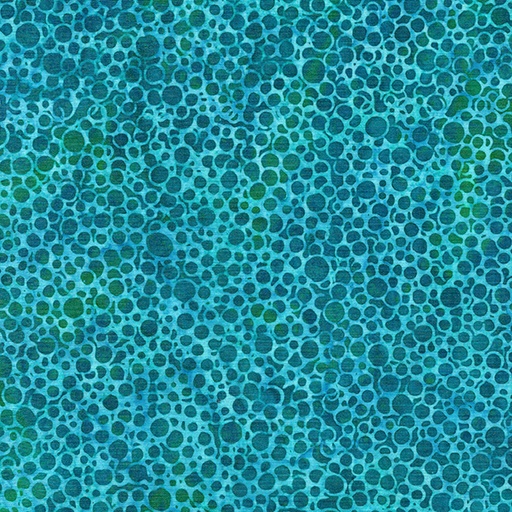 [122335915-Pebbles Teal] Batik Pebbles, The Grove, Kathy Engle, Island Batik